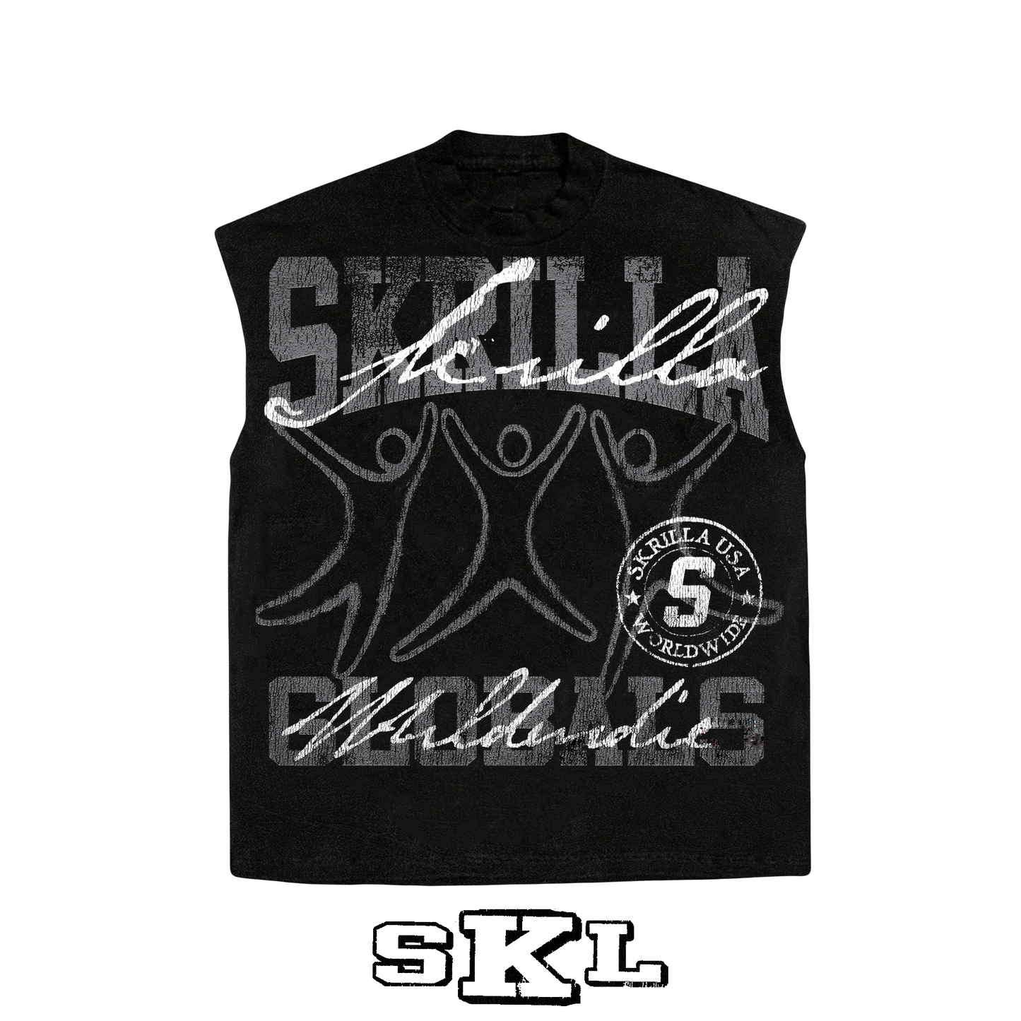 "Global" Sleevless Tee
