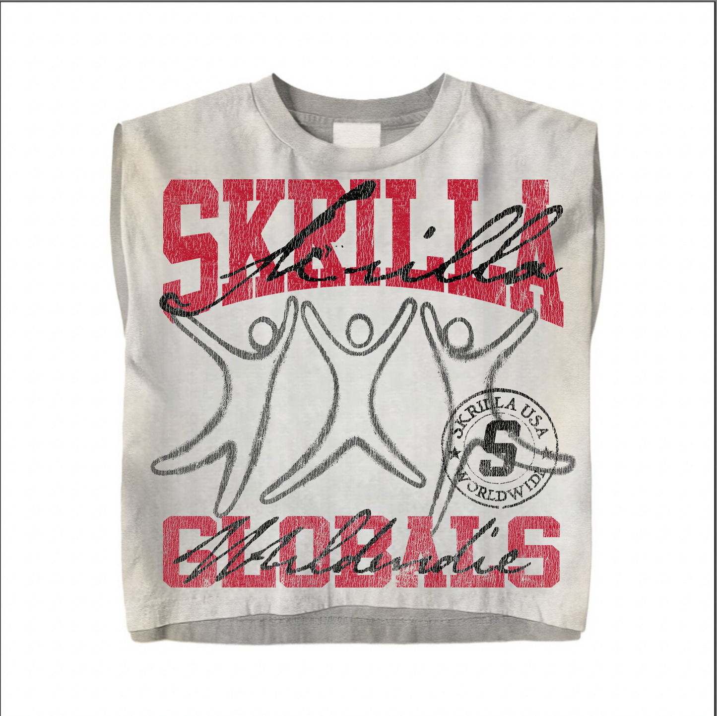 "Global" Sleevless Tee