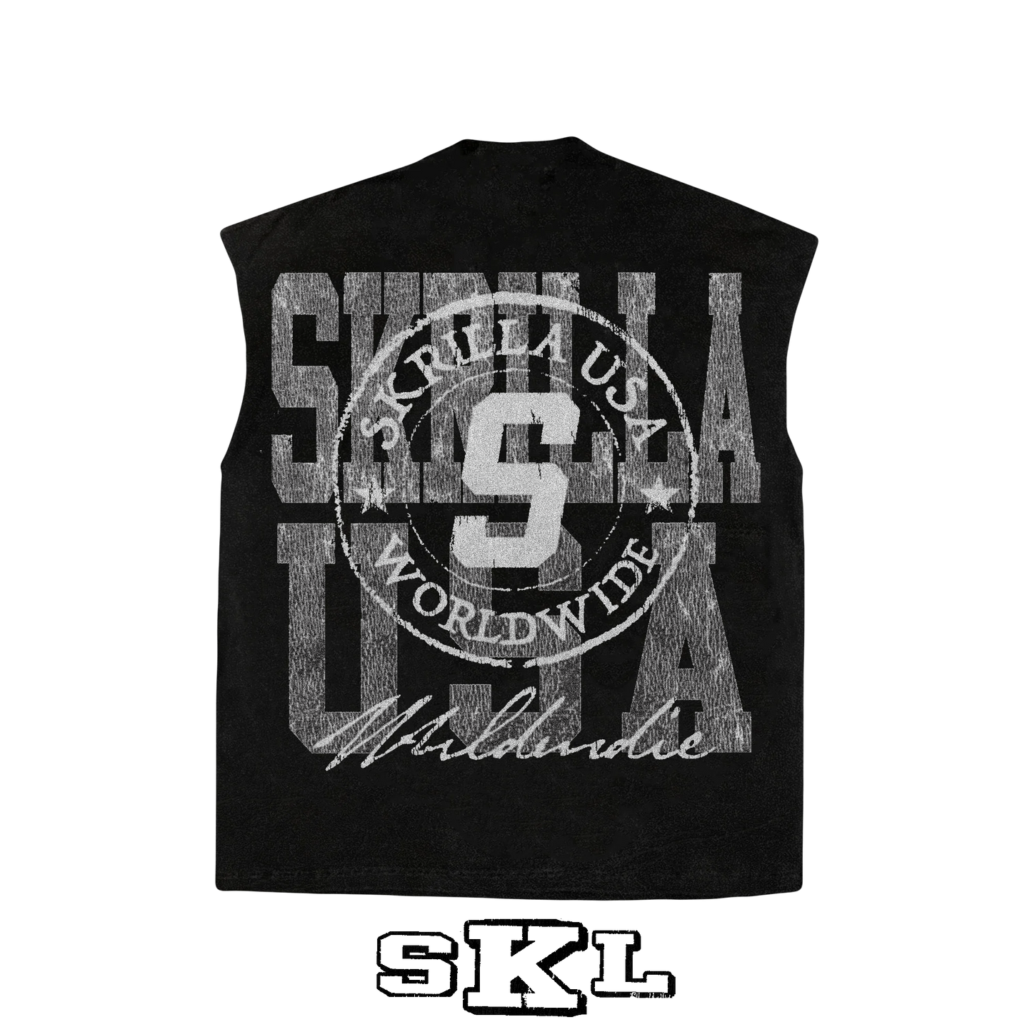 "Global" Sleevless Tee